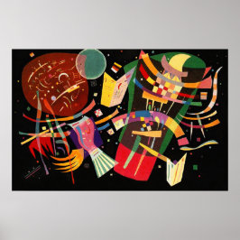 Compositie X Biomorfe Abstractie - Kandinsky Poster