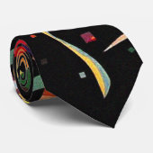 Compositie X Biomorfe Abstractie - Kandinsky Stropdas (Opgerold)