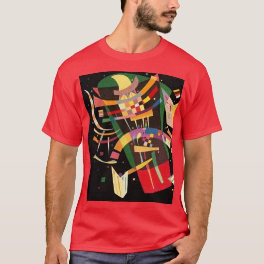 Compositie X Biomorfe Abstractie - Kandinsky T-shirt (Voorkant)