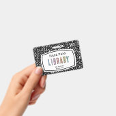 compositieboek bibliotheek halpas nylonkoord badge (Handheld)