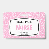 compositieboek verpleegster halfoverleg voor docen badge (Voorzijde)