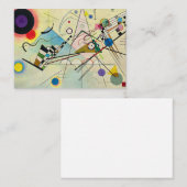 Composition 8, 1923 by Wassily Kandinsky Notitiekaartje (Voorkant / Achterkant)