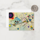 Composition 8, 1923 by Wassily Kandinsky Notitiekaartje (Voorkant / Achterkant in situ)