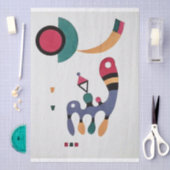 Composition Biomorphic Abstraction-  Kandinsky  Tissuepapier (Craft)