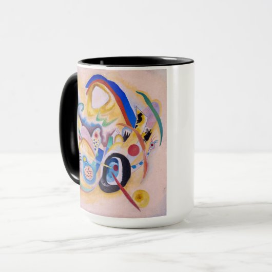 Composition in yellow, 1923 by Wassily Kandinsky Mok (Voorkant links)