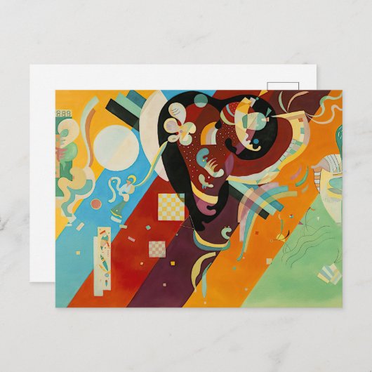 Composition IX, Wassily Kandinsky Briefkaart (Voorkant / Achterkant)
