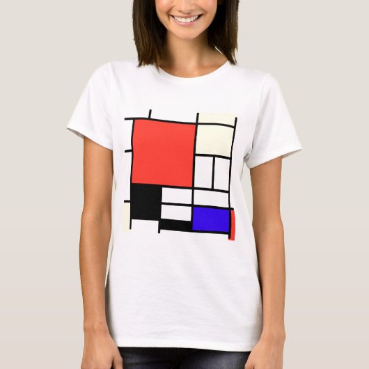 Composition , Mondriaan T-shirt (Voorkant)