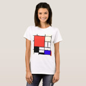 Composition , Mondriaan T-shirt (Voorkant volledig)