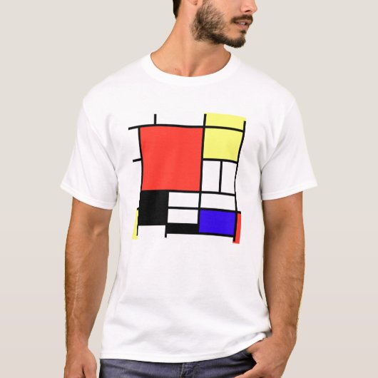 Composition , Mondriaan T-shirt (Voorkant)