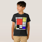 Composition , Mondriaan T-shirt (Voorkant volledig)