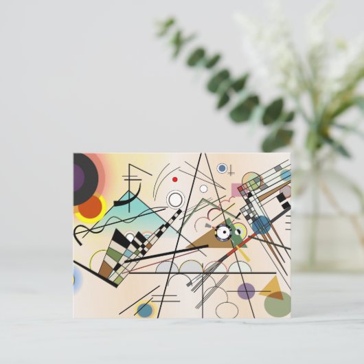 Composition VIII by Wassily Kandinsky Briefkaart (Staand voorkant)