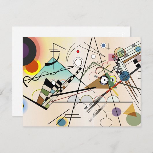 Composition VIII by Wassily Kandinsky Briefkaart (Voorkant / Achterkant)