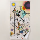 Composition VIII by Wassily Kandinsky Strandlaken (Voorkant)