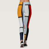 Composition with Large Red Plane Leggings (Achterkant)