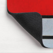 Composition with Large Red Plane Muismat (Hoek)