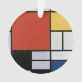 Composition with Red Yellow Blue & Black Abstract  Ornament (voorkant)
