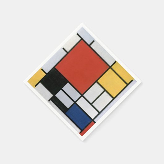 Composition with Red Yellow Blue & Black Abstract  Servet (Hoek)