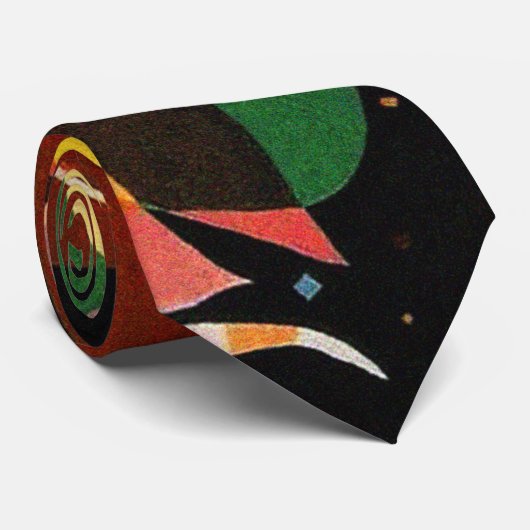 Composition X Biomorphic Abstraction - Kandinsky Stropdas (Opgerold)