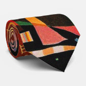 Composition X Biomorphic Abstraction - Kandinsky Stropdas (Opgerold)