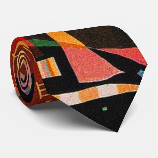 Composition X Biomorphic Abstraction - Kandinsky Stropdas (Opgerold)