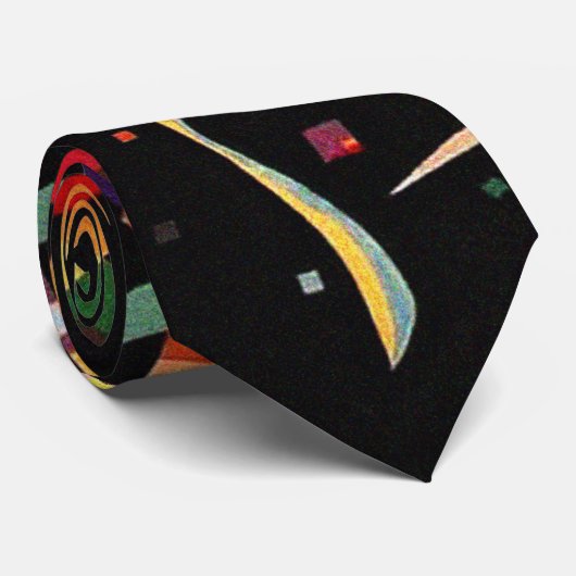 Composition X Biomorphic Abstraction - Kandinsky Stropdas (Opgerold)