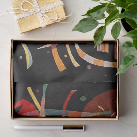 Composition X Biomorphic Abstraction - Kandinsky Tissuepapier (Geschenk)
