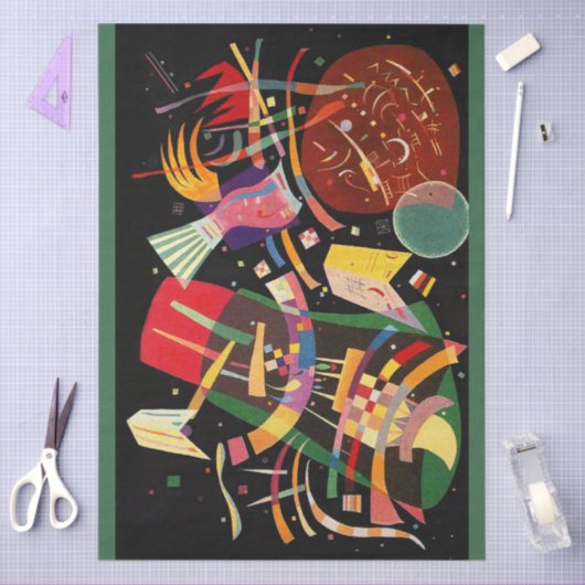 Composition X Biomorphic Abstraction - Kandinsky Tissuepapier (Craft)