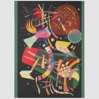 Composition X Biomorphic Abstraction - Kandinsky Tissuepapier