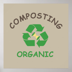 compost composteren composter biologische landbouw poster