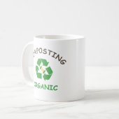 compost compostering composter biologische landbou koffiemok (Voorkant links)