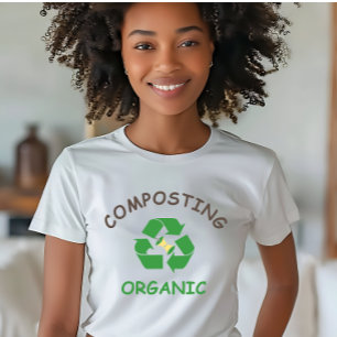 compost compostering composter biologische landbou t-shirt