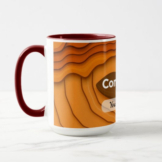 Compost Cycle Mug Custom Mok (Links)