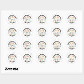 Compost Garden Gardener Funny Gift Ronde Sticker (Vel)