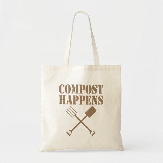 Compost gebeurt! canvas tas (Voorkant)