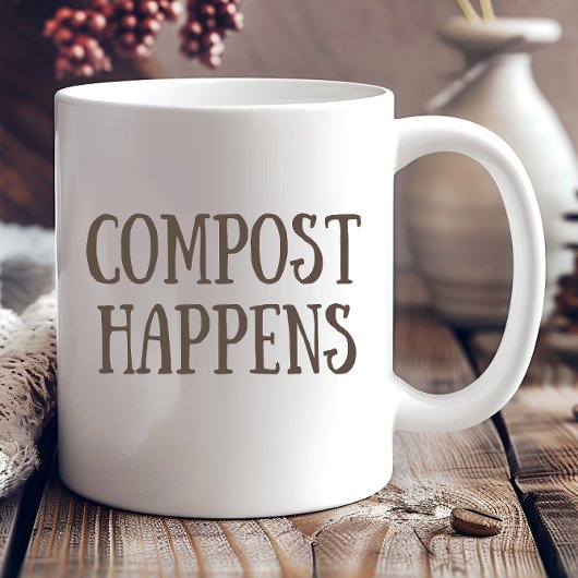 compost gebeurt composter koffiemok