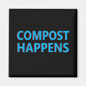 compost gebeurt composter magneet (Voorkant)