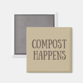 compost gebeurt composter magneet (Voorkant / Achterkant)