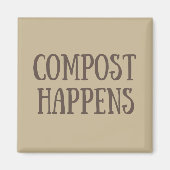 compost gebeurt composter magneet (Voorkant)