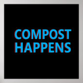 compost gebeurt composter poster (Voorkant)
