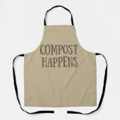 compost gebeurt composter schort (Voorkant)