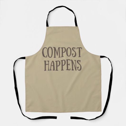 compost gebeurt composter schort (Voorkant)