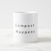 Compost gebeurt koffie mok (Voorkant)