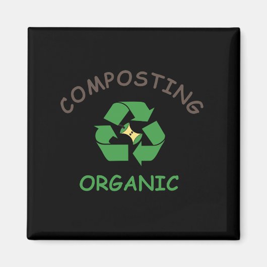 compost gebeurt organische composter magneet (Voorkant)