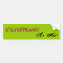 Compost...Het is heet! Sticker