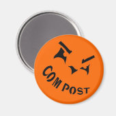 Compost Jack-o-Lantern Magnet (Voorkant / Achterkant)