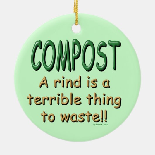 Compost Keramisch Ornament (Achterkant)