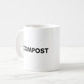 compost koffiemok (Voorkant links)