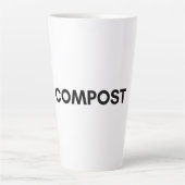 compost latte mok (Voorkant)