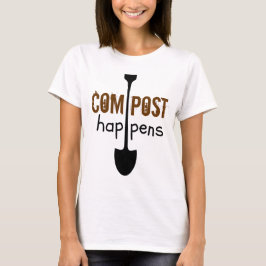 Compost maakt meerdere Humor schitteren T-shirt
