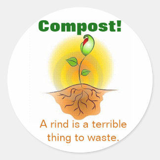 Compost Ronde Sticker